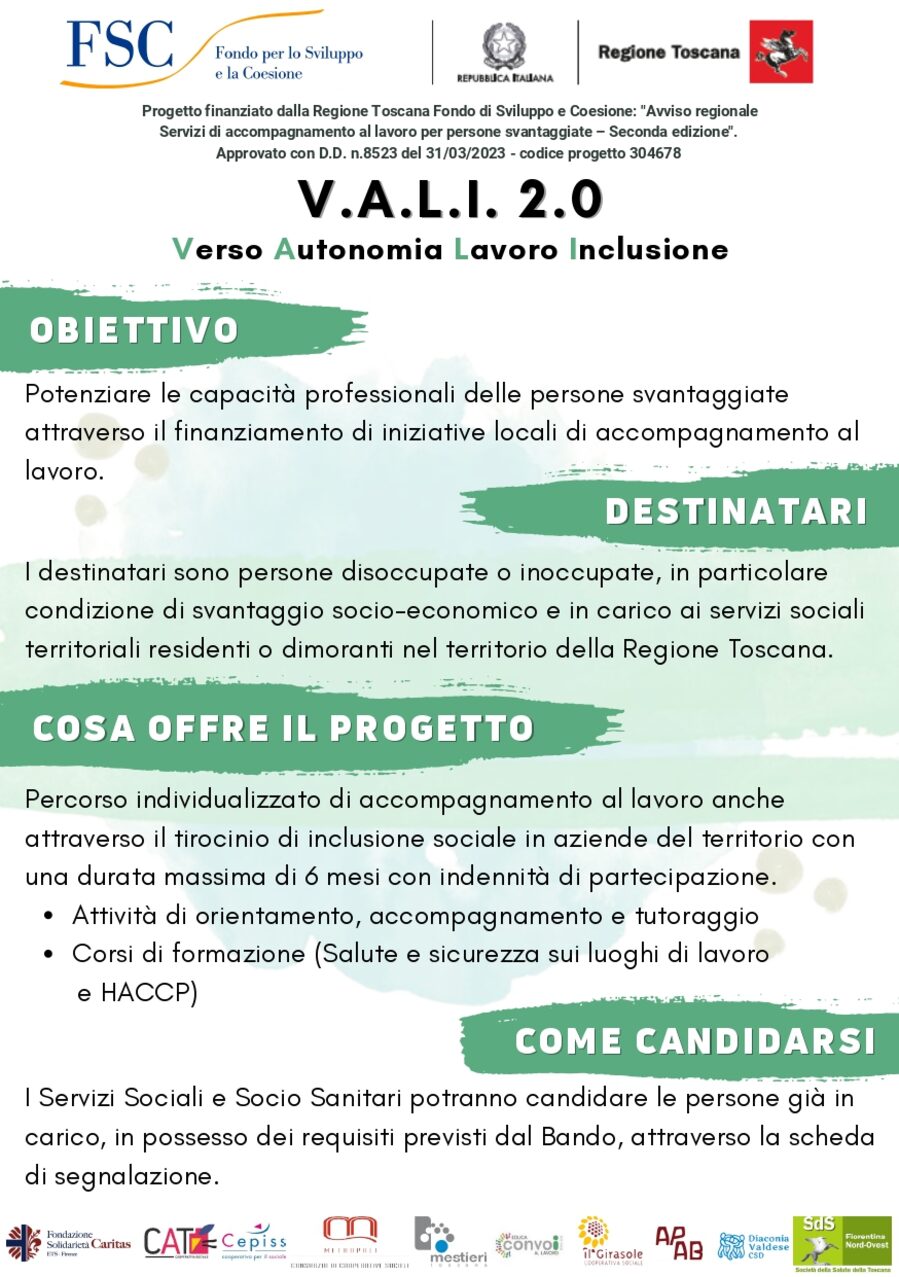 V.A.L.I. 2.0 Verso Autonomia Lavoro Inclusione