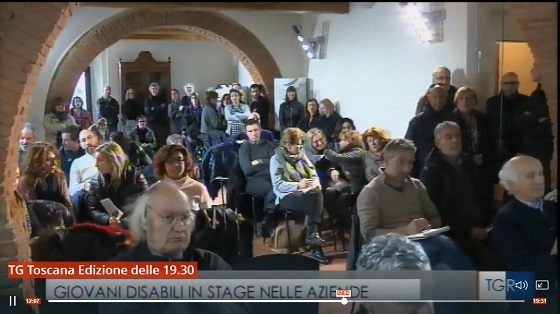 La sala con il pubblico che ha partecipato il 23 febbraio a "Ti racconto Damiano"