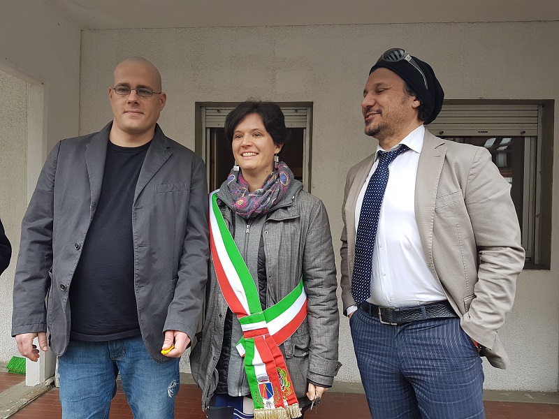 Assessore alle Politiche Sociali di Sesto Fiorentino Camilla Sanquerin e Presidente SdS Enrico Panzi  (a destra)